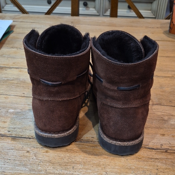 Birkenstock Women's Brown Suede Boots - Picture 3 of 5